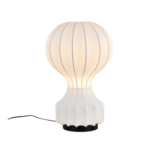 Elegantis Nordisk Bordslampa i Silke